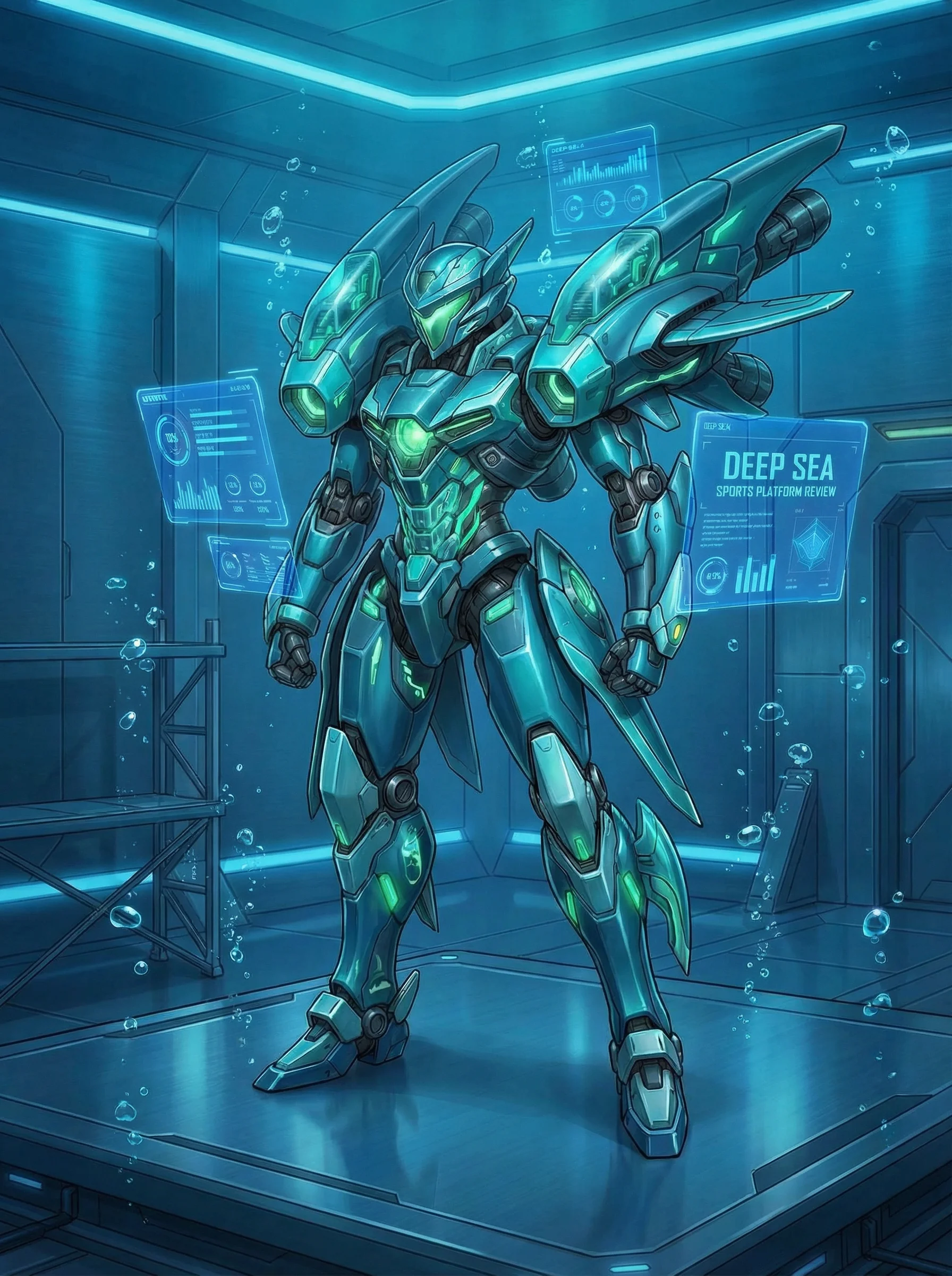 乐鱼体育平台评测-深海号机甲设定图